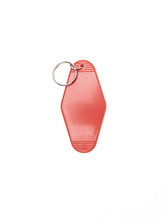 Jumble Stacks Plastic Keychain Red