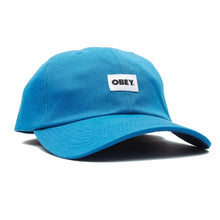 Obey Bold Label Organic 6 Panel Blue Sapphire
