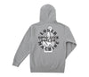 color: gunmetal heather ~ alt: Local Pullover hood
