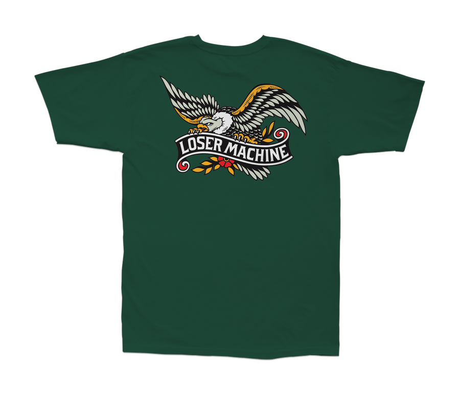 color: Forest ~ alt: Glory bound tee