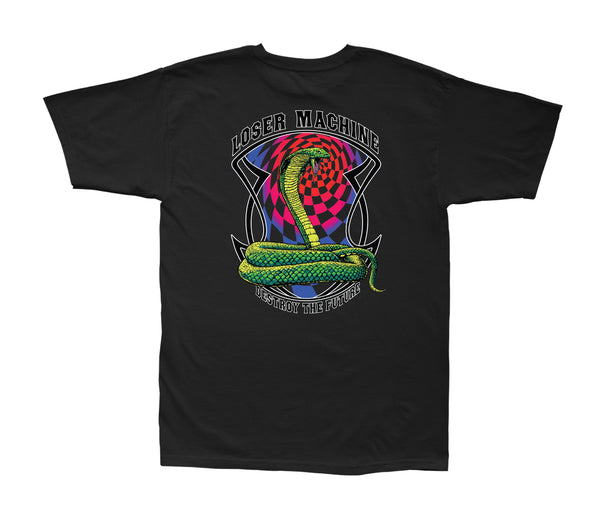 color: black ~ alt: psyched stock tee