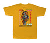 color: gold ~ alt: Strike hard stock tee