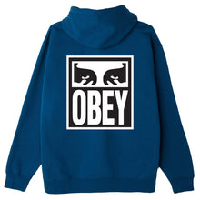 Eyes Icon II Box Fit Pullover Hood Blue Sapphire