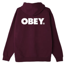 Bold Box Fit Pullover Hood Berry Wine