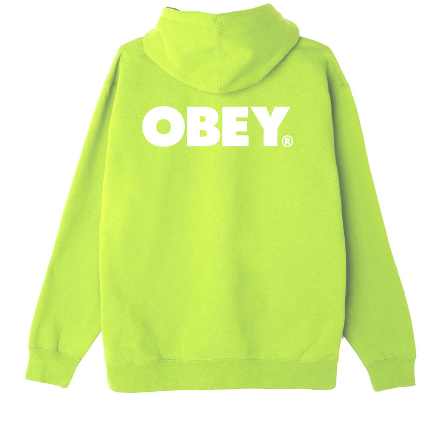 Bold Box Fit Pullover Hood Lime Punch