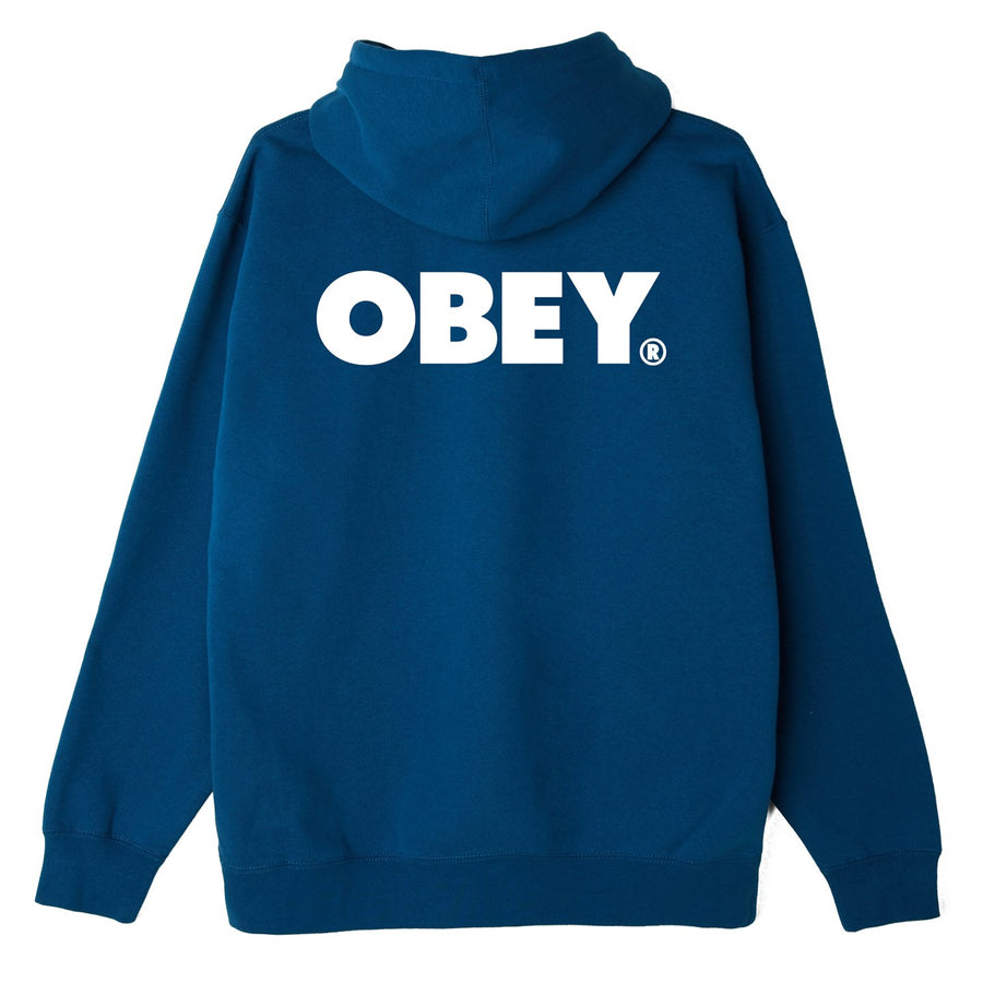 Bold Box Fit Pullover Hood Blue Sapphire