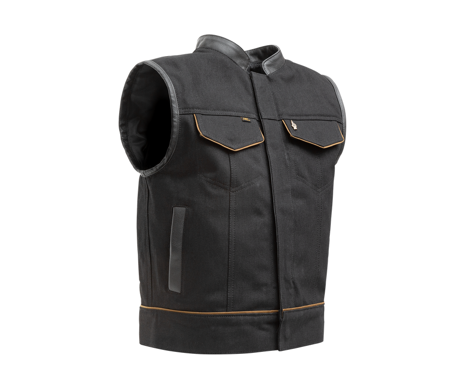 color: black ~ alt: LMC x Espinoza's Denim Vest