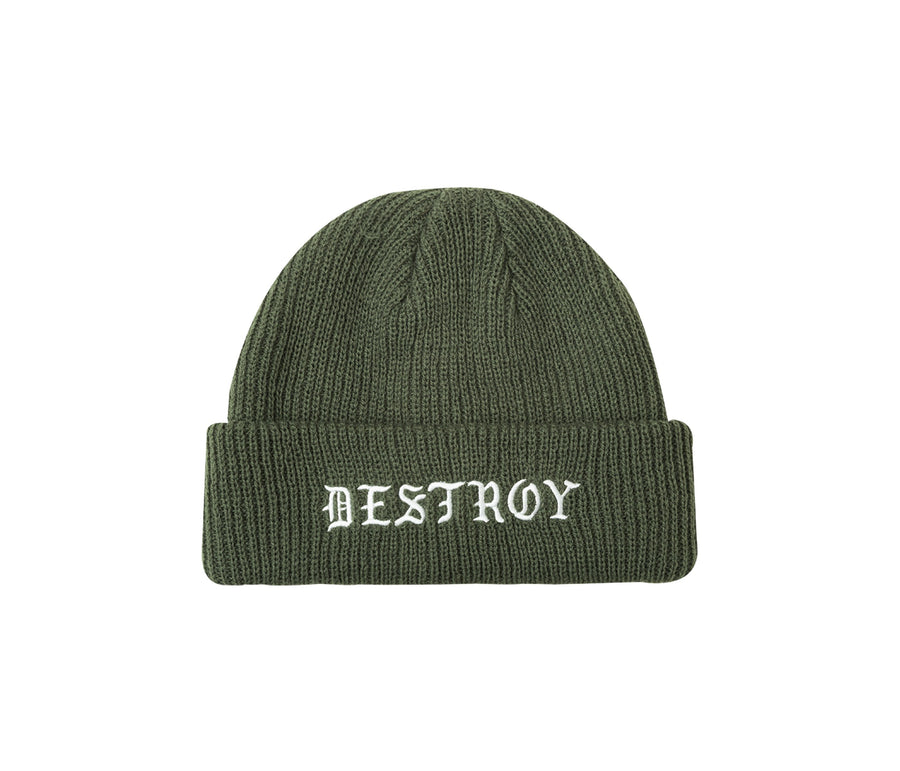 color: olive ~ alt: Huntley Beanie