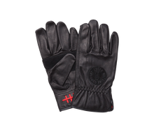 color: black ~ alt: Death Grip Leather Gloves
