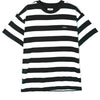 Ideals Organic Wide Stripe Tee Black Multi