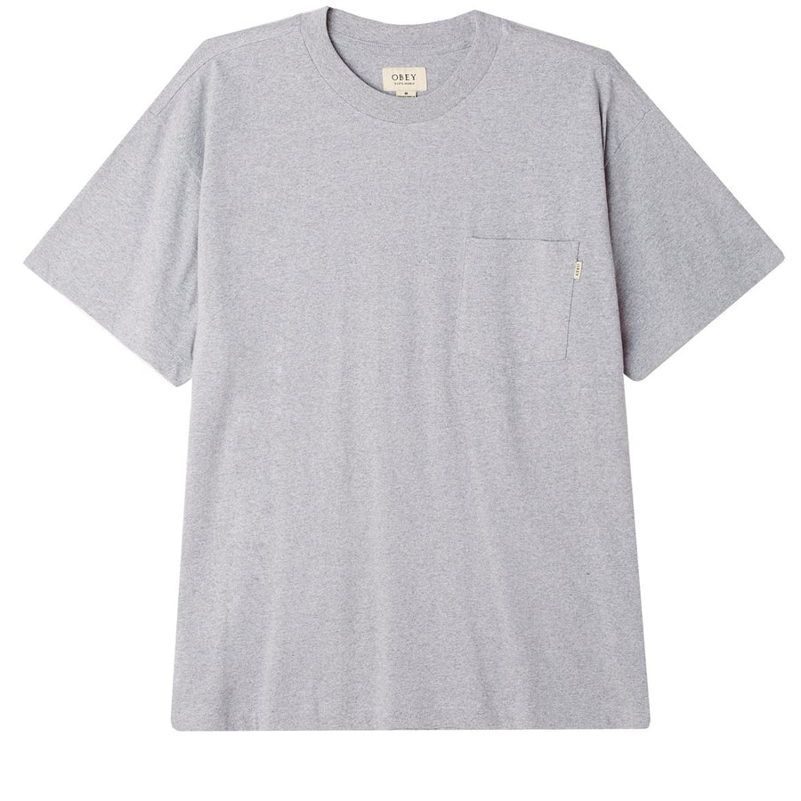 Ideals Recycled Pocket Tee Ash Grey