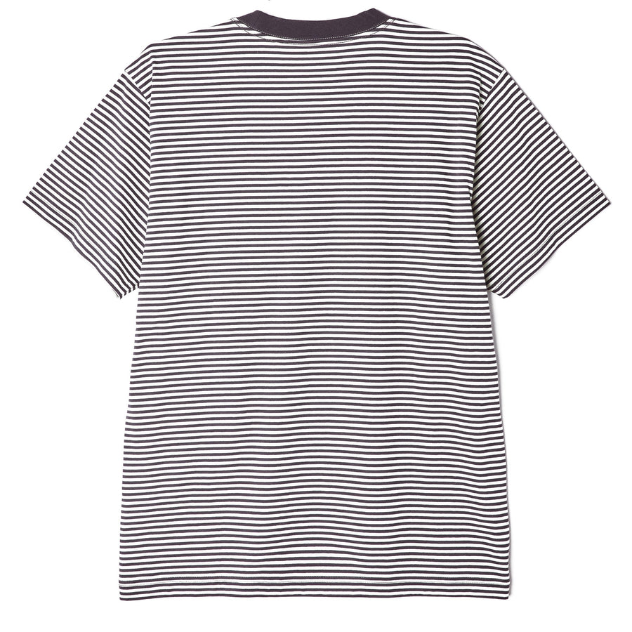 Idea LS Organic Stripe T-Shirt Aqua Multi