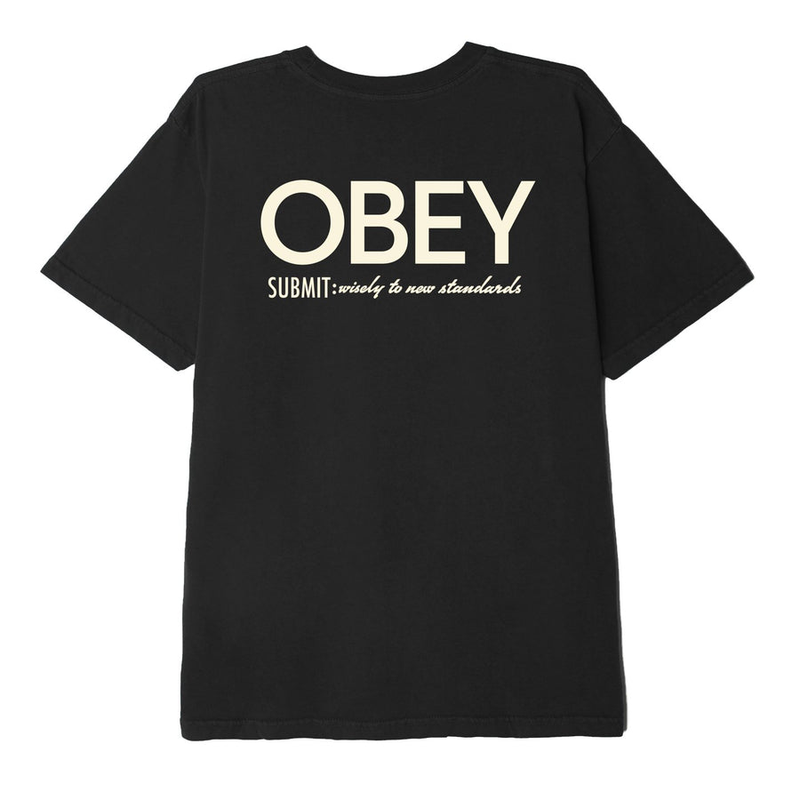 Submit Wisely Organic Tee Black