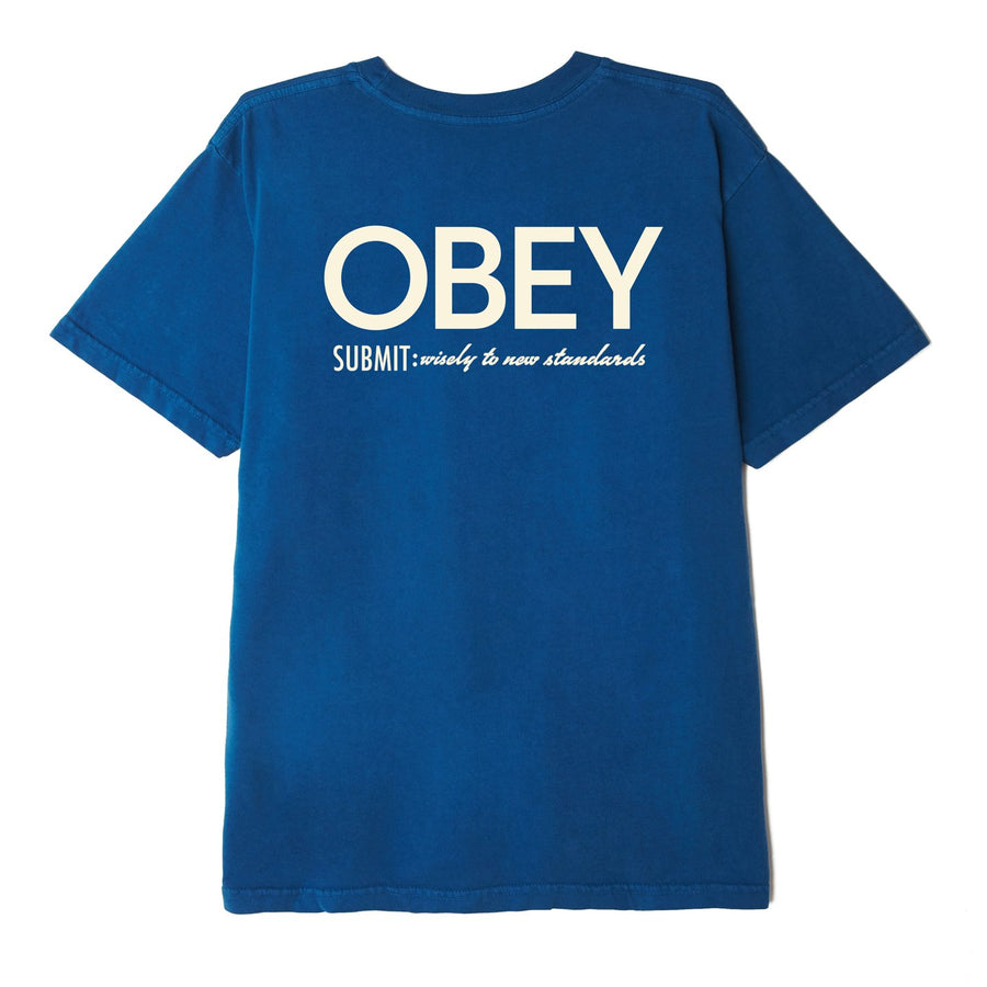 Submit Wisely Organic Tee Blue Sapphire