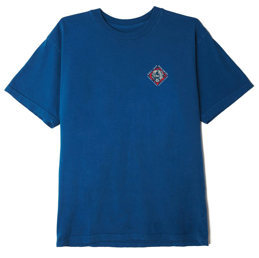 Dissent & Chaos Tiger Organic T-Shirt Blue Sapphire