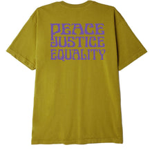 Peace Justice Equality Organic T-Shirt NETTLE