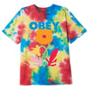 No Future For Apathy Organic Overbleed Tie Dye T-Shirt Pagoda Flower