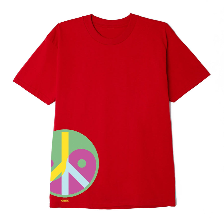 Love, Peace, Anarchy Classic Tee Red