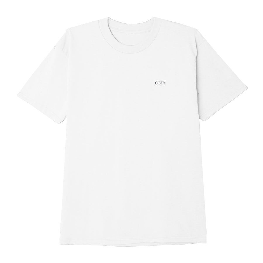 Face Collage Classic Tee White