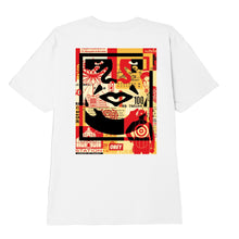 Face Collage Classic Tee White