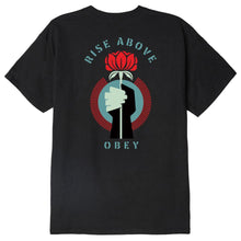 Rise Above Flower Fist Classic T-Shirt Black