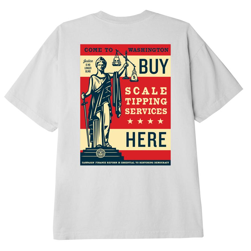 Scale Tipping Classic T-Shirt White