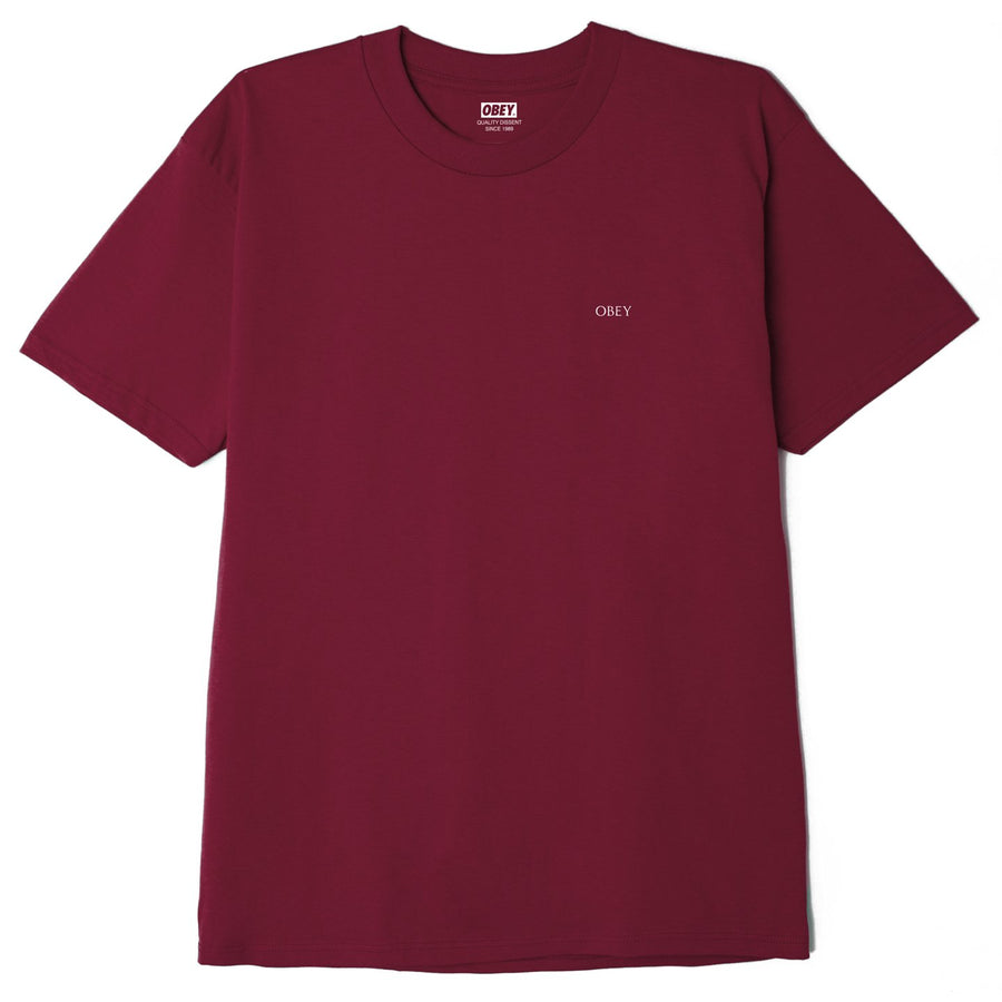 Universal Personpullover Hood Classic T-Shirt Burgundy