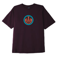 Icon Face Obey Heavyweight Box Tee Blackberry Wine
