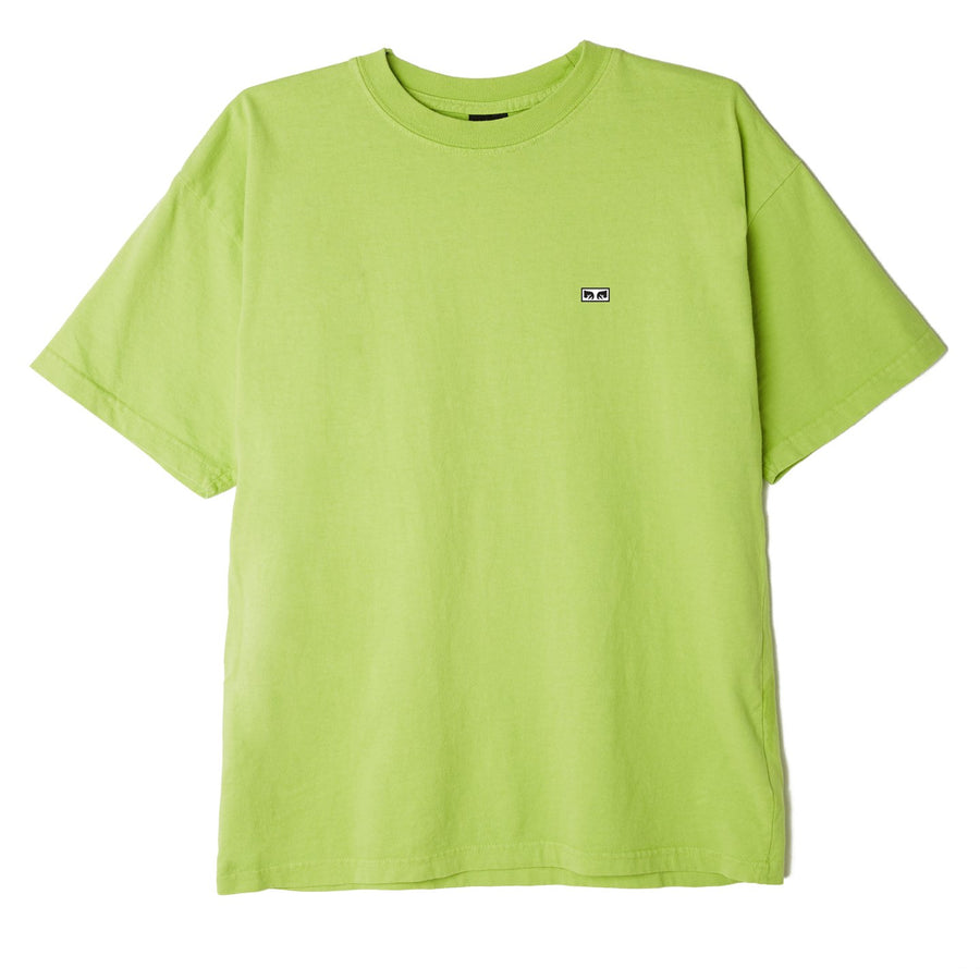 Eyes of Obey Heavyweight Box Tee LIME PUNCH