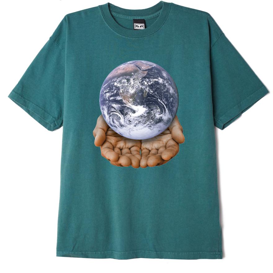 Our Planet Is In Your Hands Heavyweight Classic Box T-Shirt VELVET PINE
