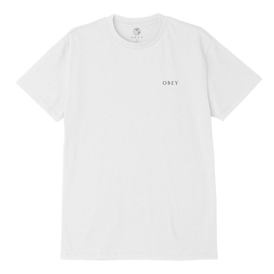 Obey 3 Face Collage Sustainable T-Shirt White