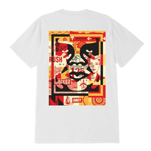 Obey 3 Face Collage Sustainable T-Shirt White