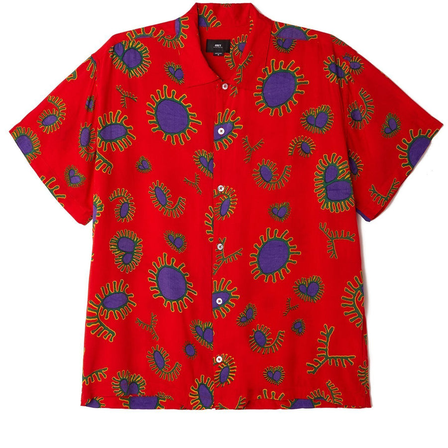Duster Ss Shirt Red Multi