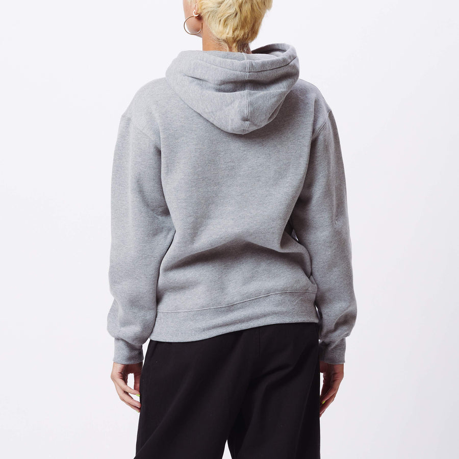 Obbedire Box Fit Pullover Hood Grey Heather