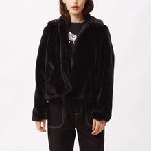 Icon Faux Fur Jacket Black