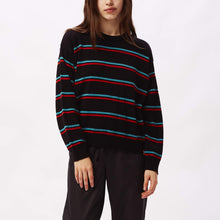 Lefty Stripe Sweaters Black Multi