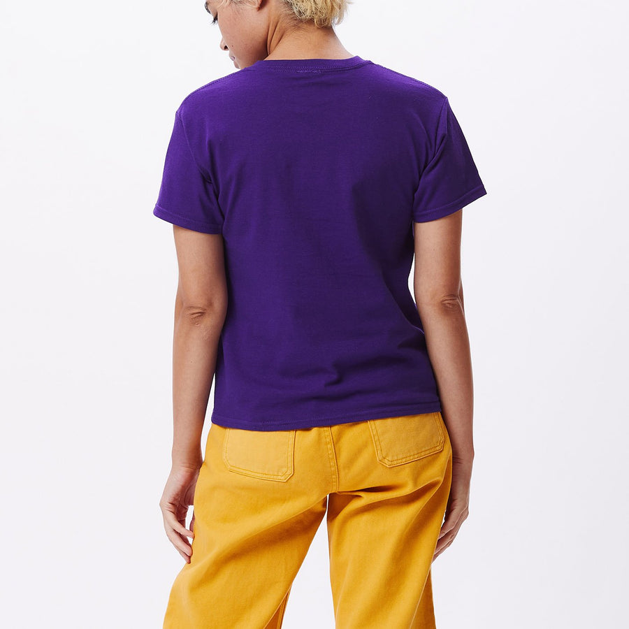 Back Pedal Shrunken T-Shirt purple