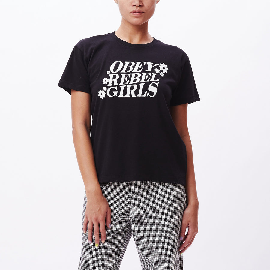 Rebel Girls Sustainable T-Shirt Black