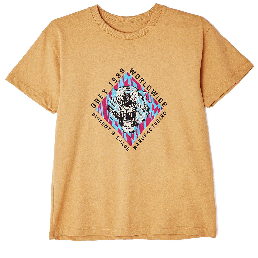 Dissent & Chaos Tiger Sustainable T-Shirt Croissant