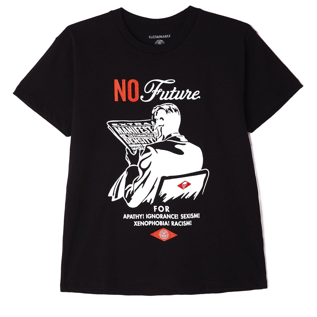 No Future Sustainable T-Shirt Black
