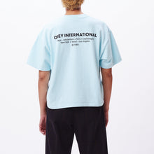 Obey Hers Custom Crop T-Shirt Vapor Blue
