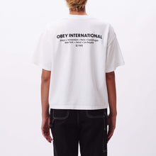 Obey Hers Custom Crop T-Shirt White