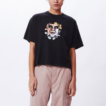 Flower Dance Custom Crop T-Shirt off black