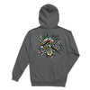 color: gunmetal heather ~ alt: sparrows pullover hood