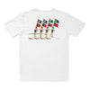 color: white ~ alt: Applause old time tee
