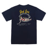 color: dusty navy ~ alt: Loosen Up Organic Tee