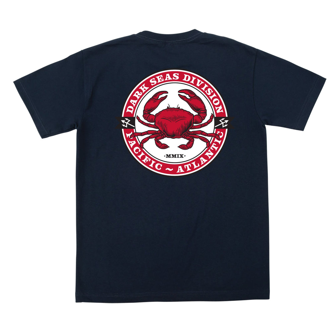 color: dusty navy ~ alt: Chesapeake old time pocket tee
