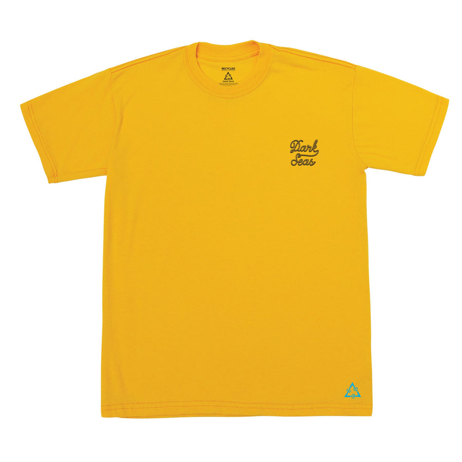 color: Yellow ~ alt: Keep it clean recycled tee