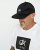color: black ~ alt: GBY Ultralight Black Label Hat