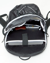 color: black ~ info: Easy access from top zip ~ alt: GBY Ultralight Laptop Day Pack Lightest In The World - Easy access from top zip